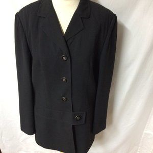 Vintage Pursuits, ltd ladies suit jacket in black Casual business casual Size 12